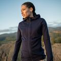 Icebreaker women's trekking jacket Quantum III LS Zip Hood navy blue 0A59JW 9