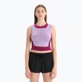 Women's thermal activewear icebreaker Zoneknit Cropped Bra-Tank purple gaze