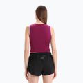Women's thermal activewear icebreaker Zoneknit Cropped Bra-Tank purple gaze 9
