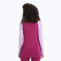 Women's thermal base layer top icebreaker 125 Zoneknit Crewe purple gaze 3