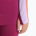 Women's thermal base layer top icebreaker 125 Zoneknit Crewe purple gaze 6