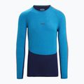 Men's thermal top icebreaker 125 Zoneknit Crewe geo blue 7