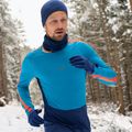 Men's thermal top icebreaker 125 Zoneknit Crewe geo blue 9