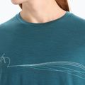 Men's Icebreaker Tech Lite II Cadence Paths trekking shirt green IB0A56N87281 4