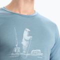 Men's Icebreaker Tech Lite II Polar Paddle trekking shirt blue IB0A56NA7301 4