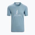 Men's Icebreaker Tech Lite II Polar Paddle trekking shirt blue IB0A56NA7301 6