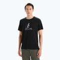Men's Icebreaker Tech Lite II Polar Paddle trekking shirt black IB0A56NA0011