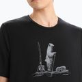 Men's Icebreaker Tech Lite II Polar Paddle trekking shirt black IB0A56NA0011 4