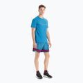 Men's Icebreaker Tech Lite II Cadence Paths trekking shirt blue IB0A56N87341 2