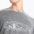 Men's Icebreaker Tech Lite II Nature Sprint trekking shirt grey IB0A56NB0041 4