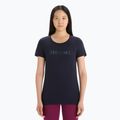 Women's trekking t-shirt icebreaker Tech Lite II Moon Phase navy blue IB0A56NO4011