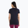 Women's trekking t-shirt icebreaker Tech Lite II Moon Phase navy blue IB0A56NO4011 3