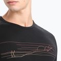 Men's Icebreaker 200 Oasis Crewe Ski Stripes thermal sweatshirt black 4