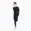 Men's Icebreaker 200 Oasis Crewe Ski Stripes thermal sweatshirt black 2