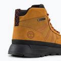 Timberland men's Euro Trekker Mid Leather wheat nubuck shoes 9