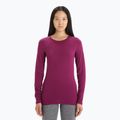 Women's thermal T-shirt icebreaker 200 Oasis Crewe Go Berry 104375