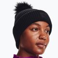 Under Armour women's winter cap Halftime Ribbed Pom black 6