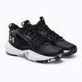 Under Armour GS Lockdown 6 children's basketball shoes black 3025617 4