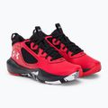 Under Armour GS Lockdown 6 children's basketball shoes red 3025617 4