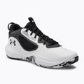 Under Armour Lockdown 6 men's basketball shoes white and grey 3025616-101