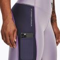 Women's training leggings Under Armour Project Rock HG Ankle purple luxe 4