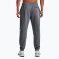 Under Armour Essential Fleece Joggers men's training trousers pitch gray medium heather/white 3