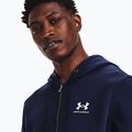 Men's sweatshirt Under Armour Essential Fleece FZ Hood midnight navy/white 4