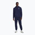 Men's sweatshirt Under Armour Essential Fleece Hoodie midnight navy/white 2