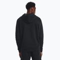 Men's Under Armour Essential Fleece Hoodie black/white 3