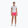 Under Armour Fly By 2.0 women's running shorts pink and white 1350196-683 3