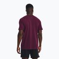 Men's Under Armour Sportstyle Left Chest purple stone/black t-shirt 3