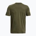 Men's Under Armour Sportstyle Left Chest marine green/black t-shirt 5