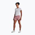 Under Armour Fly By 2.0 women's running shorts pink and white 1350196-697 2