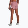 Under Armour Fly By 2.0 women's running shorts pink and white 1350196-697 3