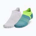 Under Armour Ad Run Lite running socks 2 pairs blue/white 1376077