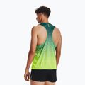 Men's Under Armour Rush Cicada Singlet green running tank top 1377314 2