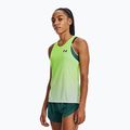 Women's running tank top Under Armour Rush Cicada Singlet yellow 1378404