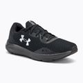 Under Armour Charged Pursuit 3 women's running shoes black/black/metallic silver