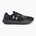 Under Armour Charged Pursuit 3 women's running shoes black/black/metallic silver 2