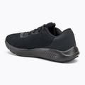 Under Armour Charged Pursuit 3 women's running shoes black/black/metallic silver 3