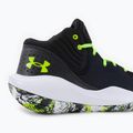 Under Armour GS Jet '21 children's basketball shoes black-green 3024794 9