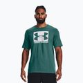 Men's Under Armour Boxed Sportstyle coastal teal/white t-shirt
