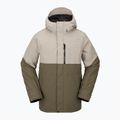 Men's Volcom L Ins Gore-Tex brown and beige snowboard jacket G0452302 4