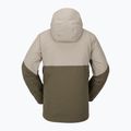 Men's Volcom L Ins Gore-Tex brown and beige snowboard jacket G0452302 5