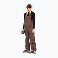 Women's snowboard trousers Volcom Creston 3D Stretch Bib Overall mahogany