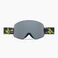 Volcom Odyssey camo/silver chrome/yellow ski goggles 2