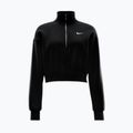 Women's sweatshirt Nike Sportswear Phoenix Fleece 1/2 Zip Cropped black/sail 3