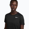 Women's training T-shirt Nike Dri-Fit black/white 4