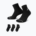Socks Nike Jordan Everyday Ankle 3 pairs black/white 3