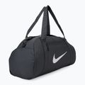 Women's training bag Nike Gym Club 24 l black/black/white 2